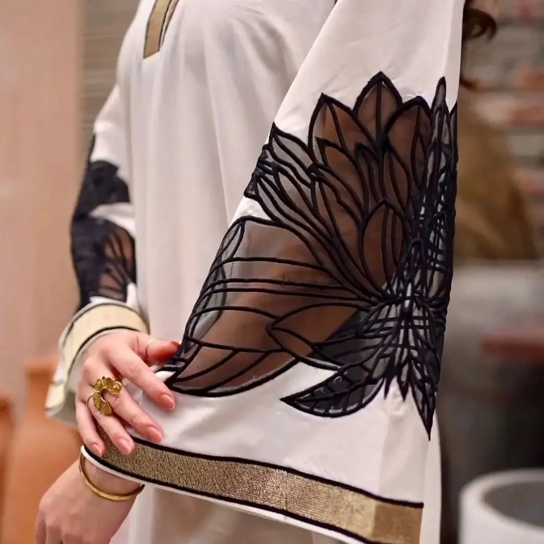 Almond Embroidery 2 PCs - Image 5
