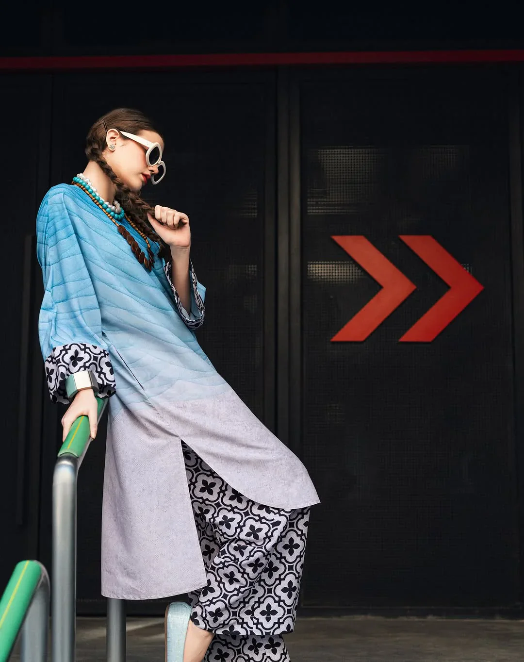 Aqua (Stitched 2 Pcs) - Image 4
