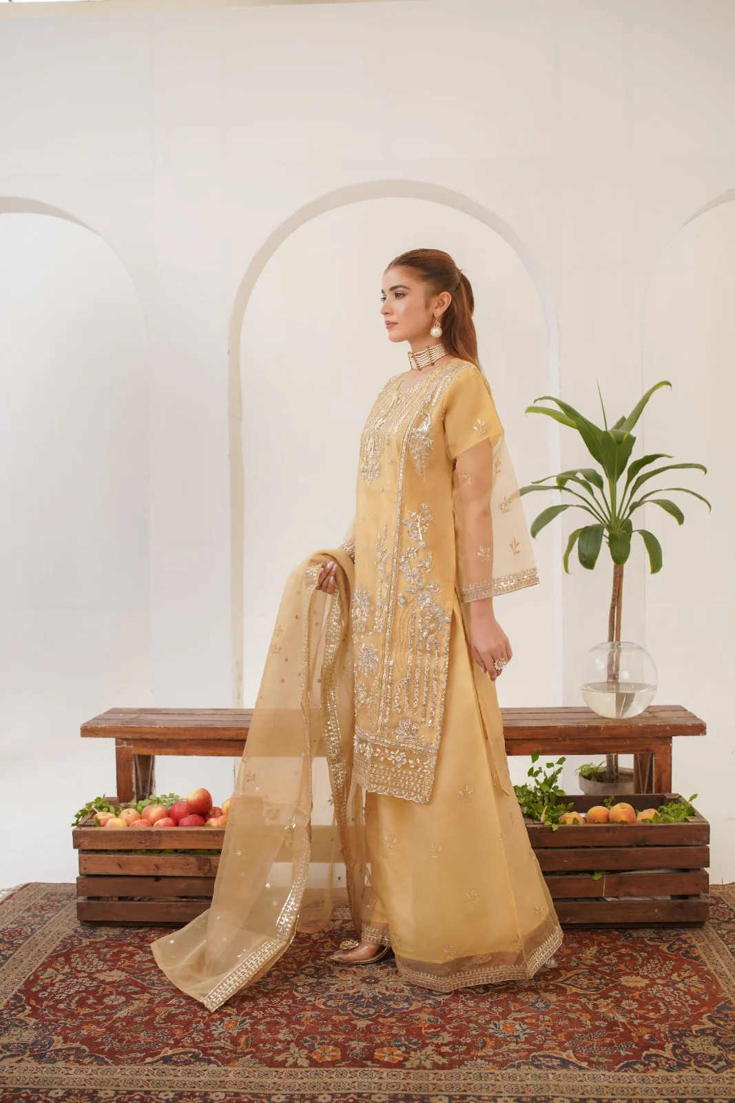 Areej ( Fancy Stitched Embrodiery Pcs ) - Image 4