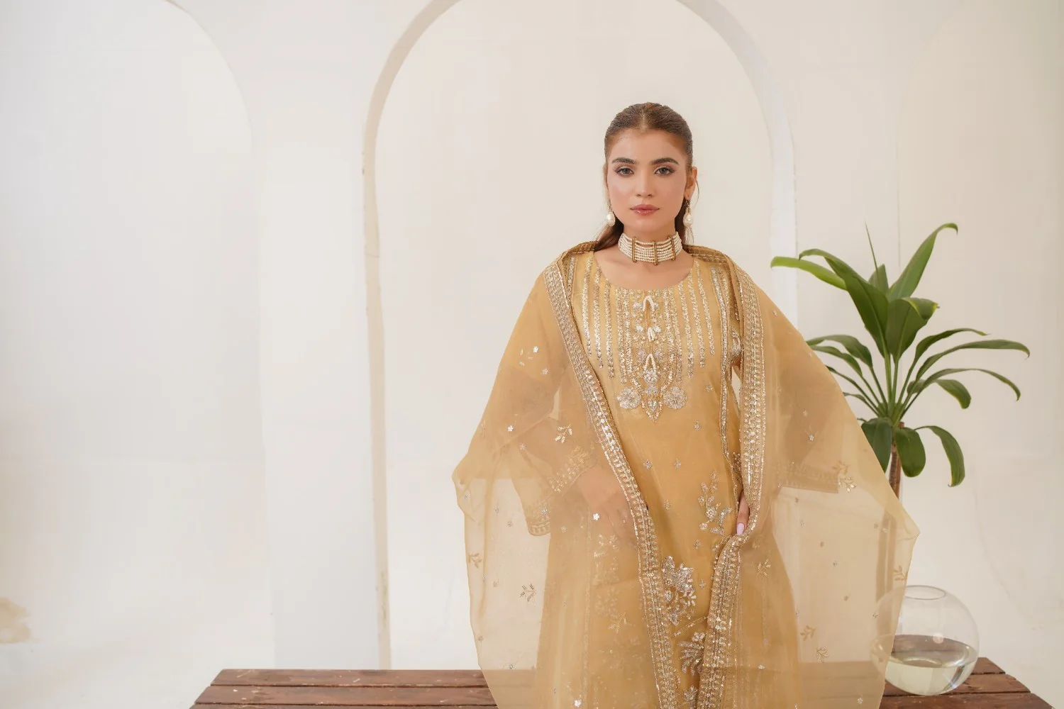 Areej ( Fancy Stitched Embrodiery Pcs ) - Image 5