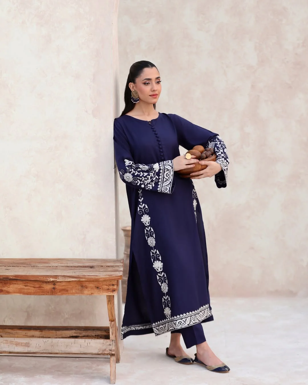 Arzou Long Length (Embroidery 2 PCs) - Image 2