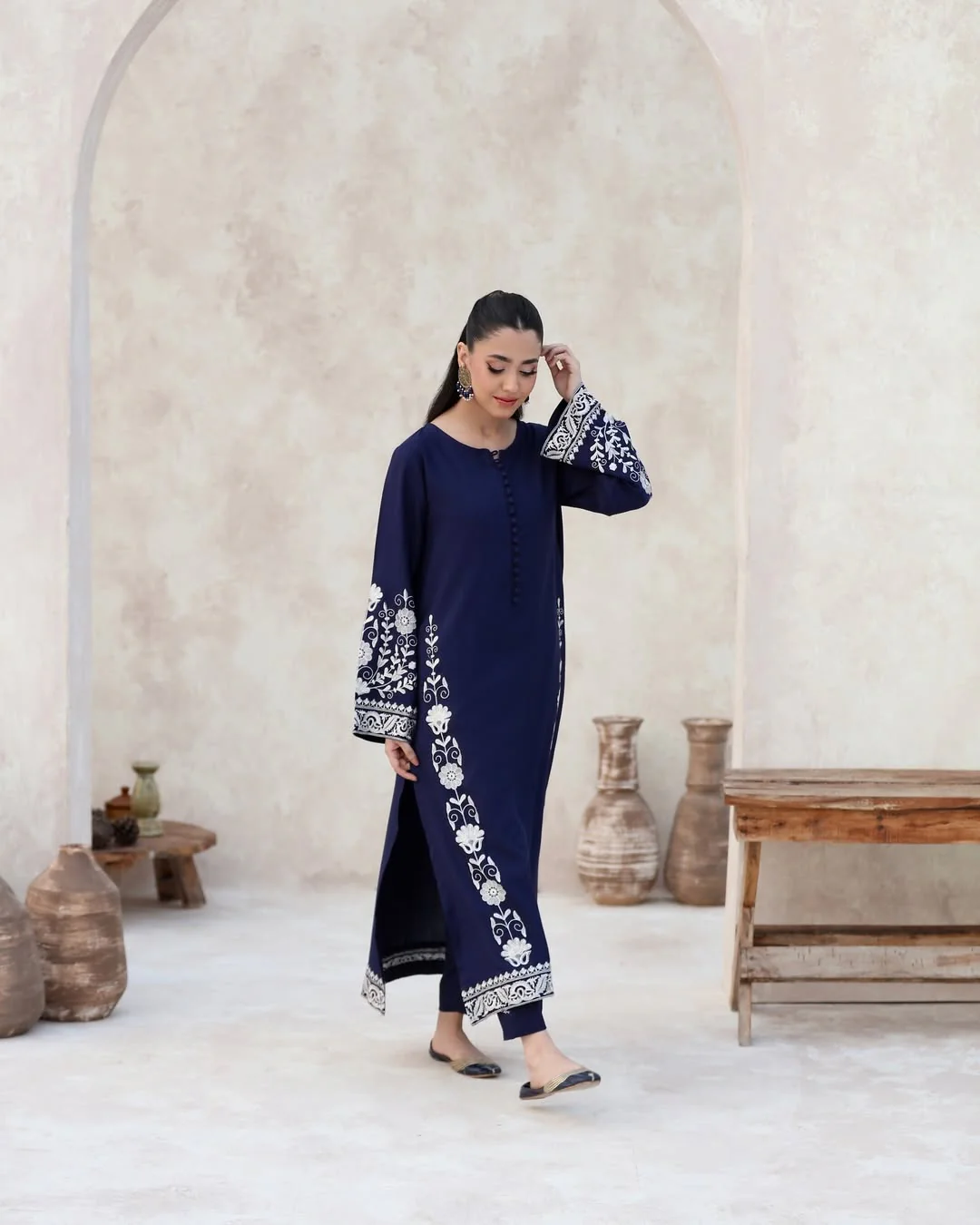 Arzou Long Length (Embroidery 2 PCs) - Image 7