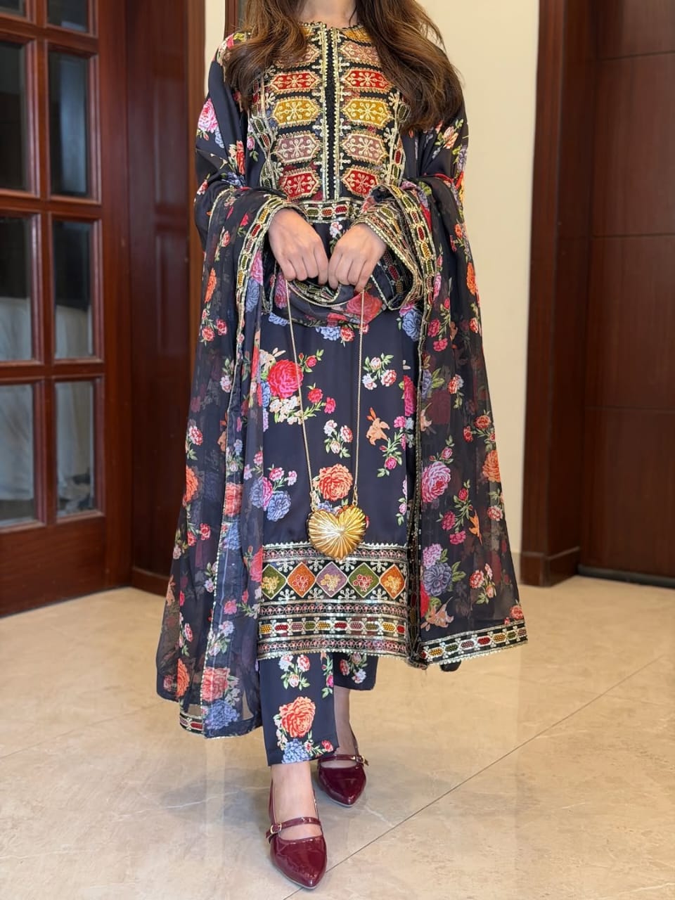 Bulbul Digital Embroidery 3 PCs - Image 6