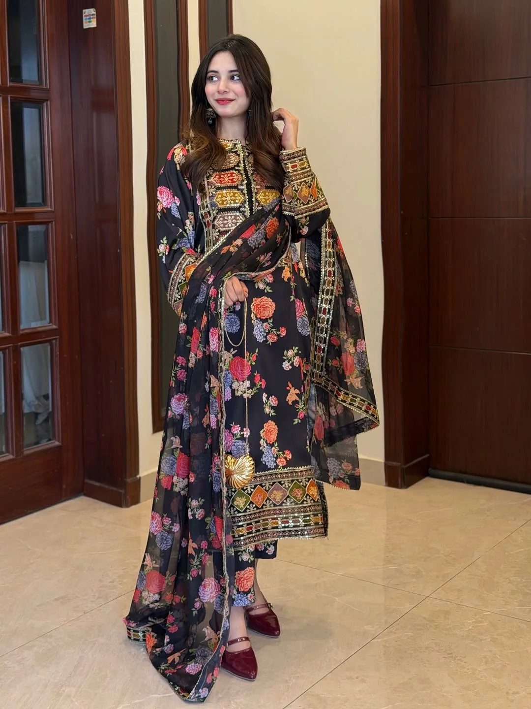 Bulbul Digital Embroidery 3 PCs - Image 7