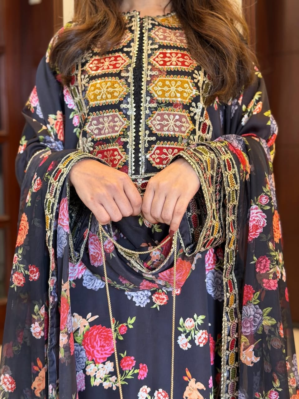 Bulbul Digital Embroidery 3 PCs - Image 9