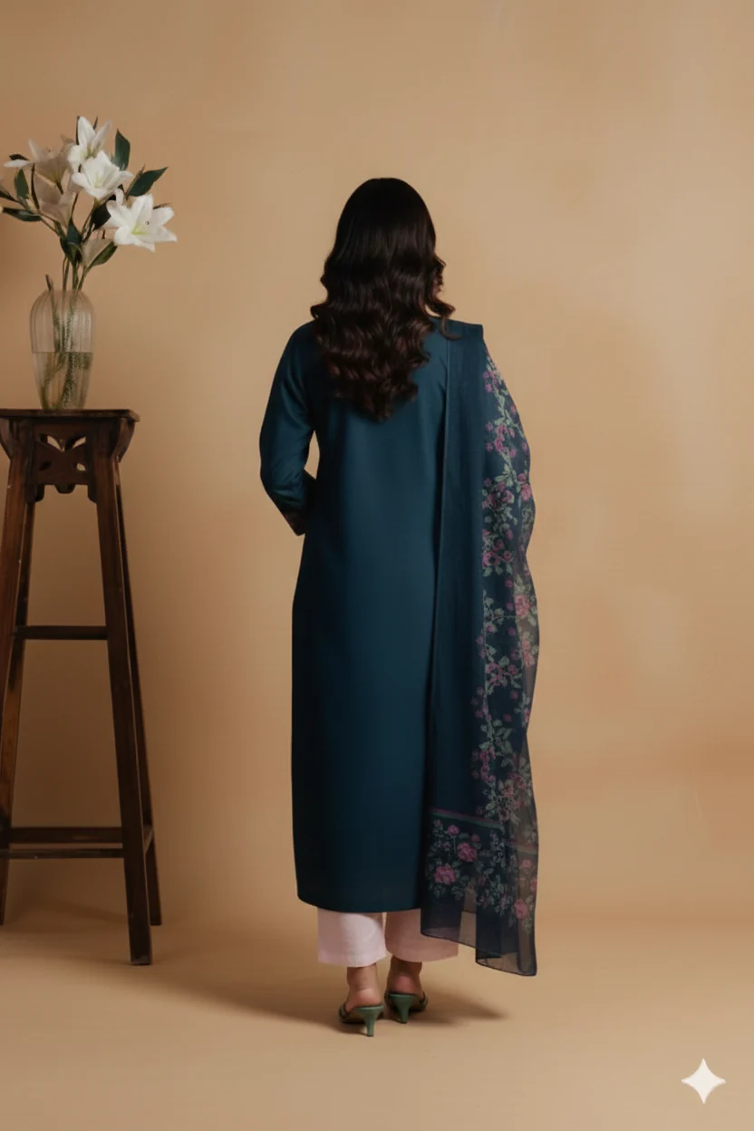 Ensemble (Stitched 3 Pcs) - Image 3