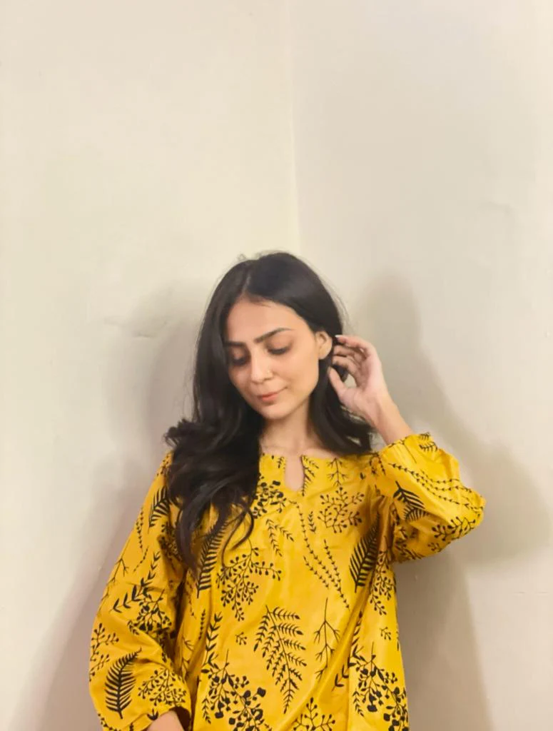 Floral Leaf (Stitched 2 PCs) - Image 6