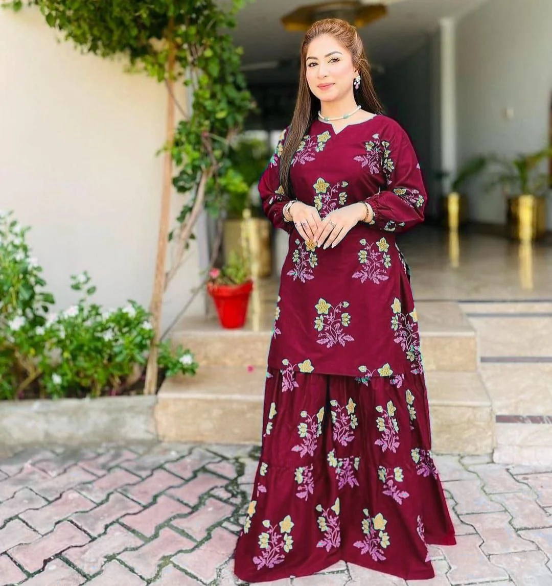 Horizon Shararah (Stitched 2PCs) - Image 10