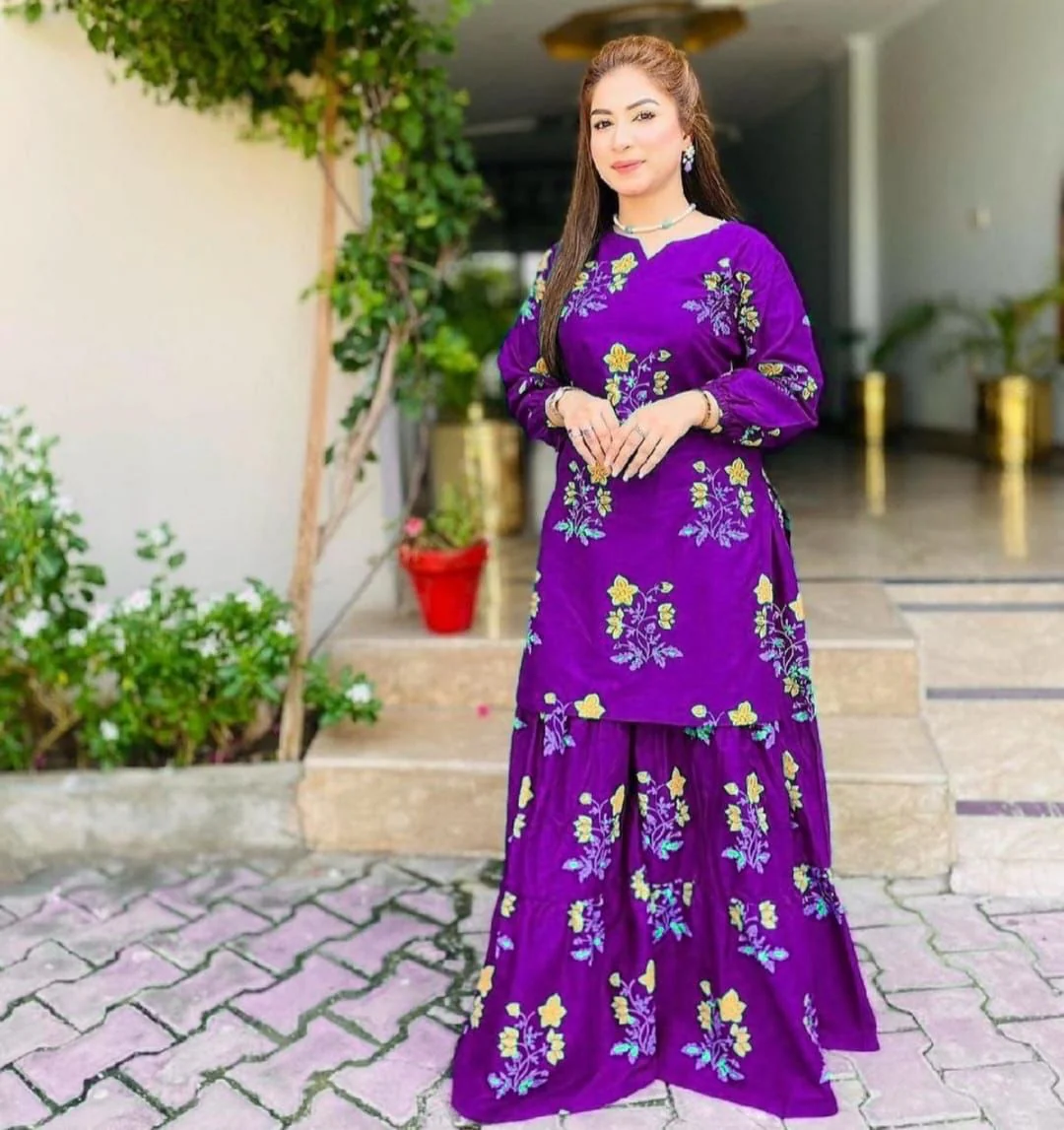 Horizon Shararah (Stitched 2PCs) - Image 4