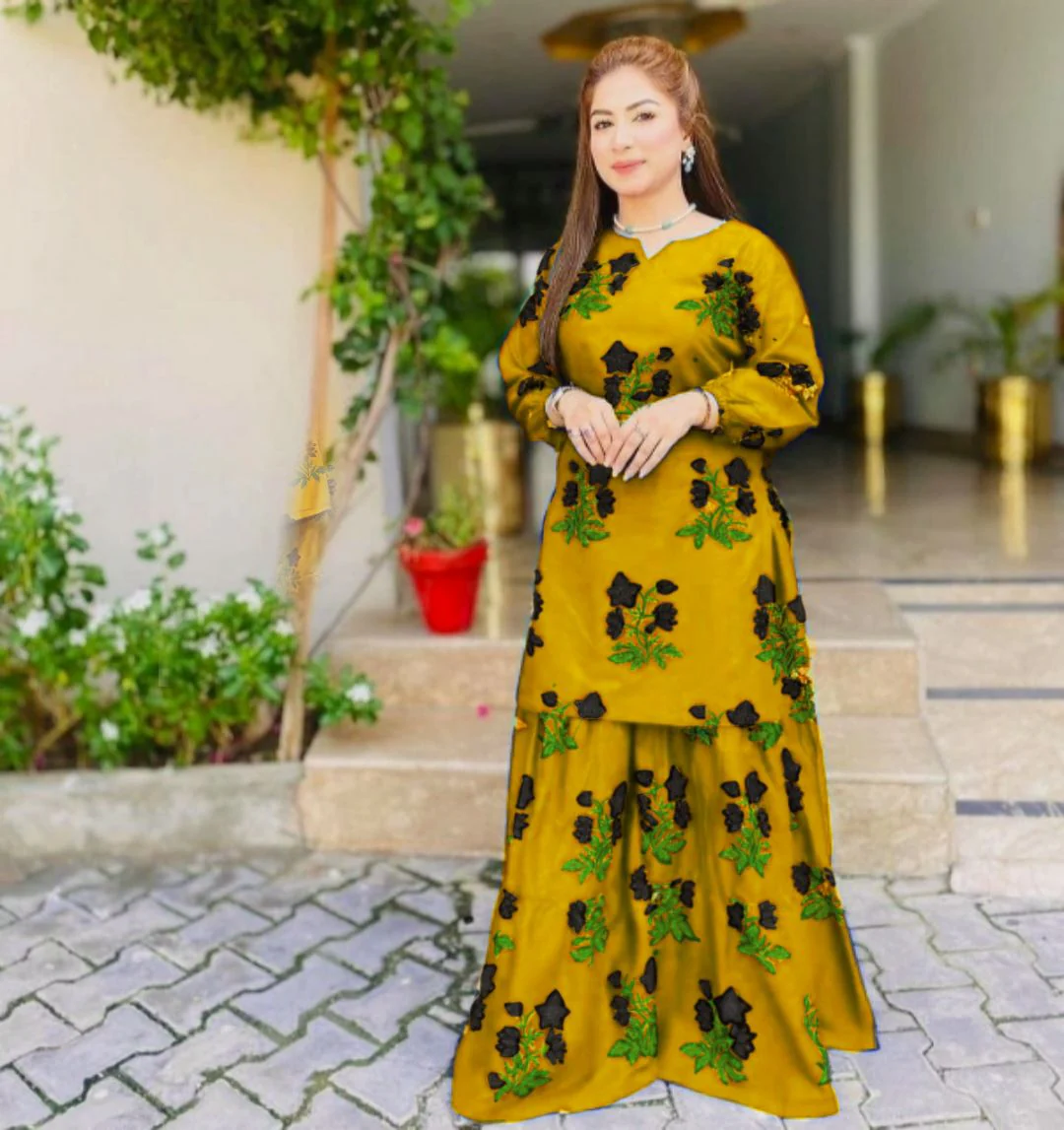 Horizon Shararah (Stitched 2PCs) - Image 9