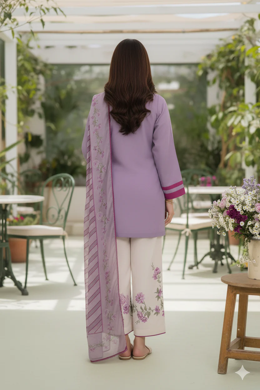 Lavender 3-Piece Suit - Image 3