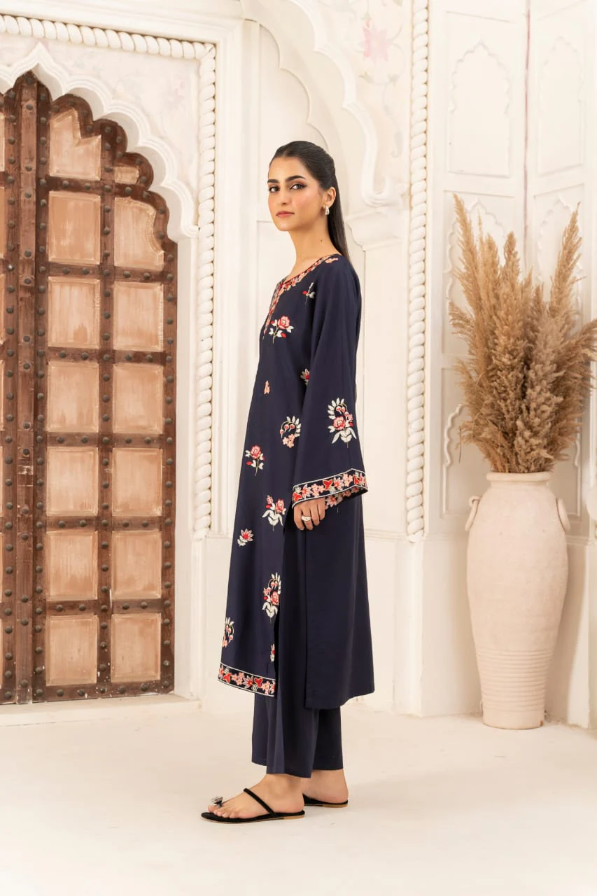 LAVISH EMBROIDERY (STITCHED 3 PCS) - Image 4