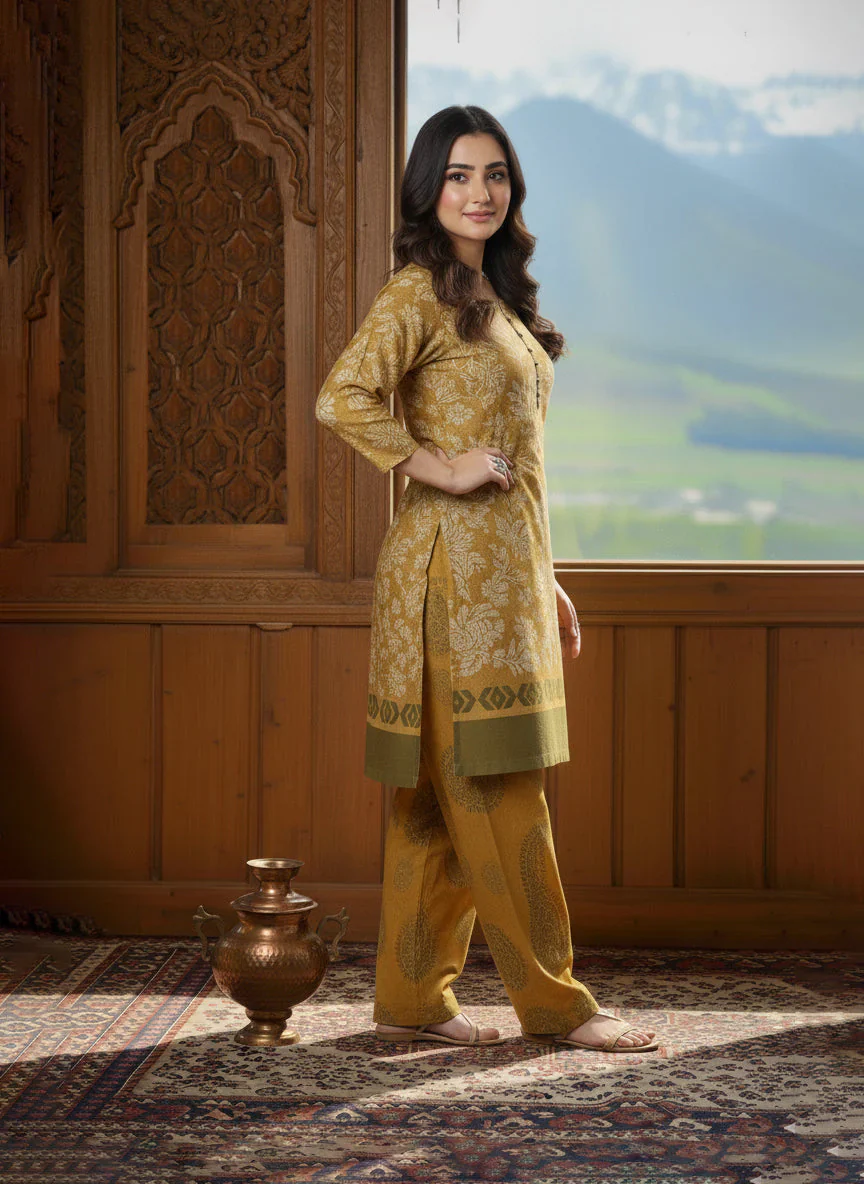 Lustrous Silk | Farshi-Shalwar (Stitched 2 Pcs) - Image 3