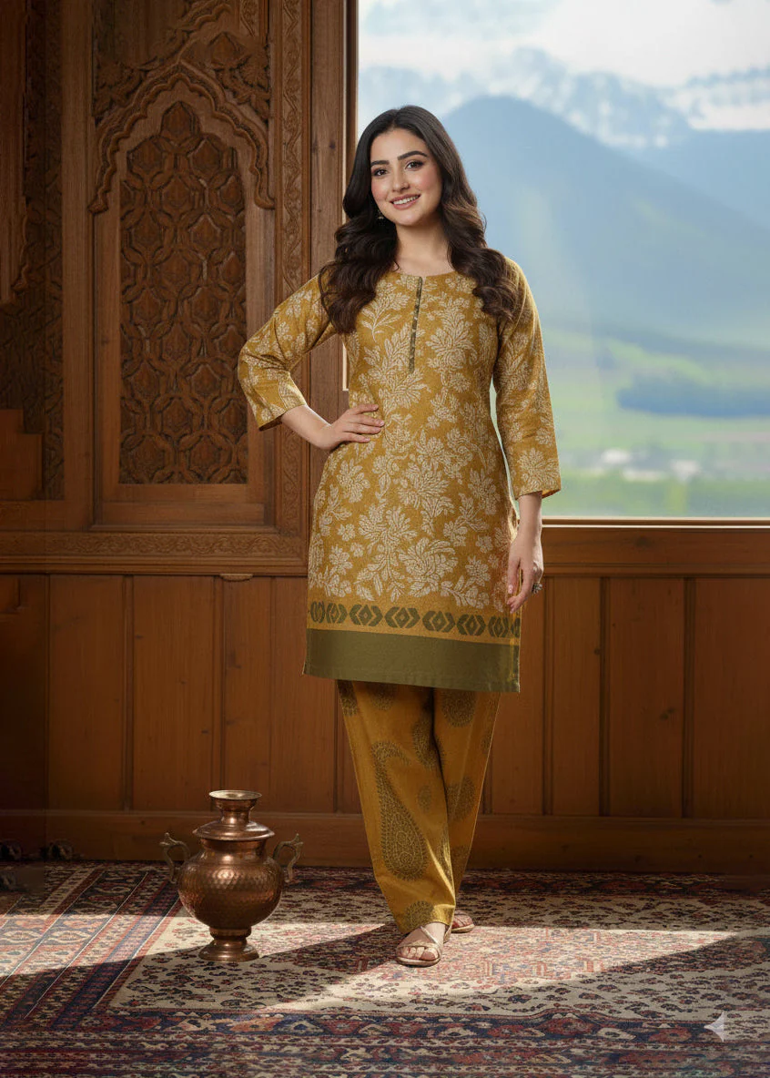 Lustrous Silk | Farshi-Shalwar (Stitched 2 Pcs) - Image 4