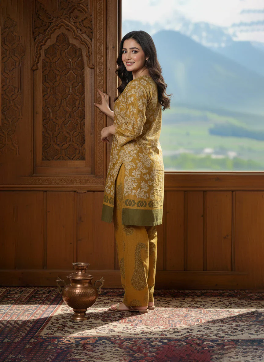 Lustrous Silk | Farshi-Shalwar (Stitched 2 Pcs) - Image 6