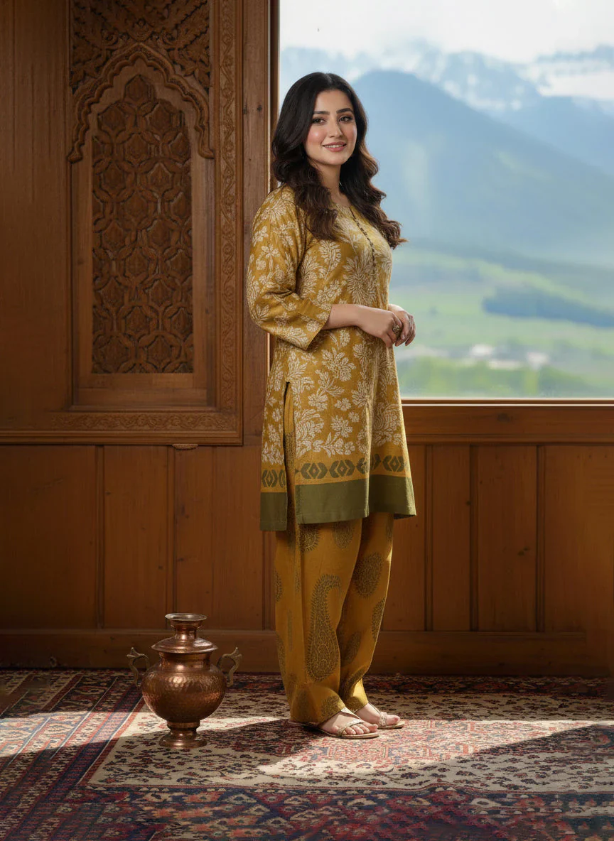 Lustrous Silk | Farshi-Shalwar (Stitched 2 Pcs) - Image 7