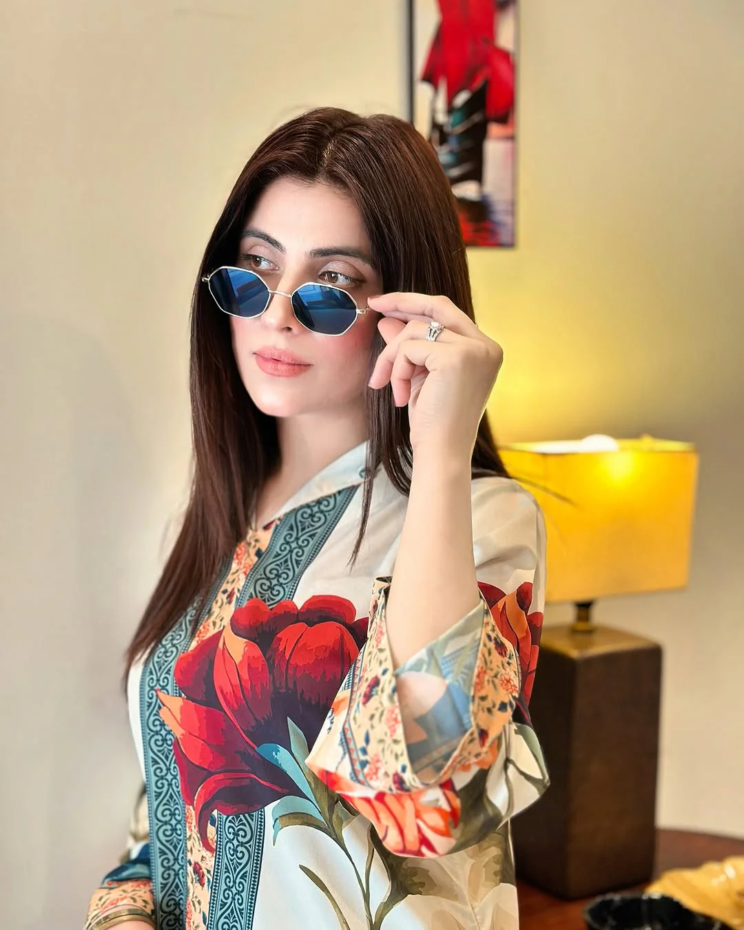 Majestic Rose OffWhite (Digital Printed 2 Pcs) - Image 3