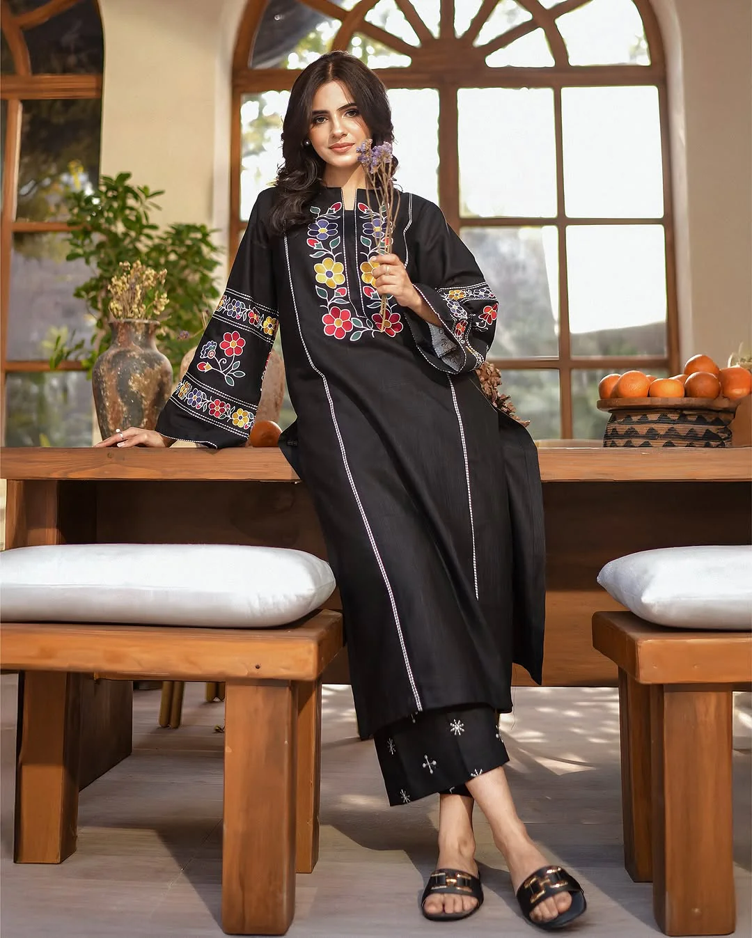 Maya Black (Embroidery 2 Pcs) - Image 3