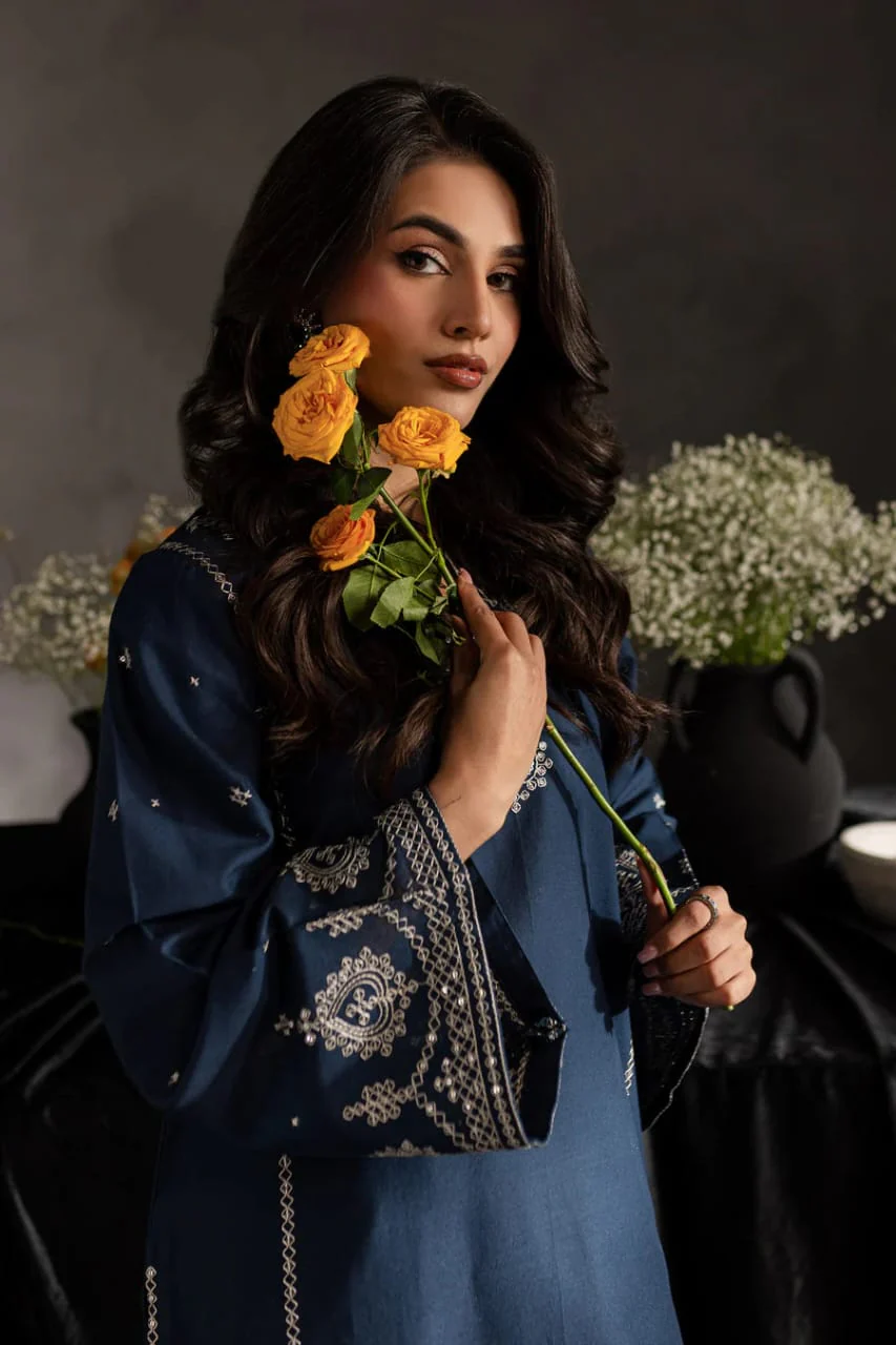 Sage Blue (Embroided 2 PCs) - Image 2