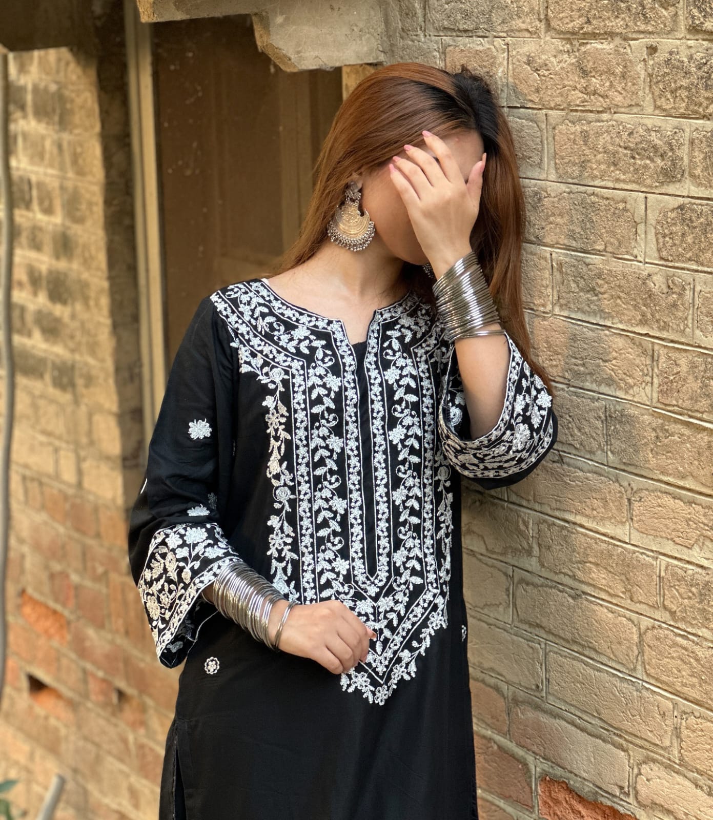 Black Bloom (Embroided 2 PCs) - Image 10