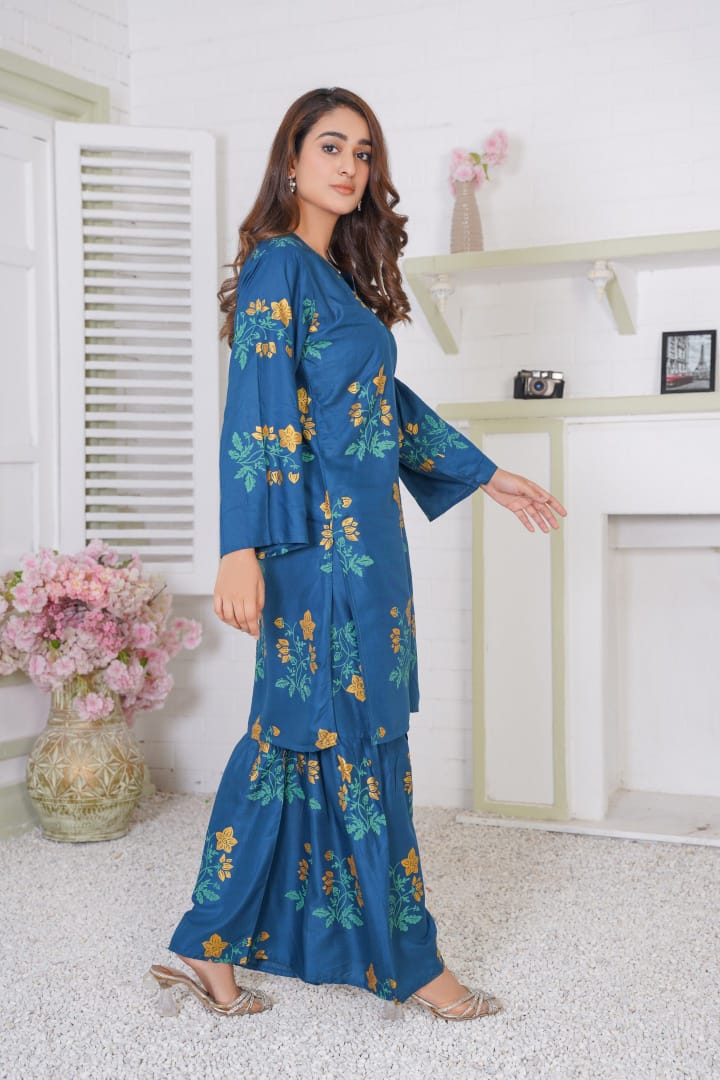 Horizon Sharara  ( Stitched 2 Pcs) - Image 14